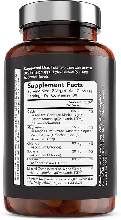 Vitamin Bounty Recover On Keto Electrolytes - Keto Supplements, Electrolyte Supplement, Keto Vitamins, Sugar Free Hydration, Boost Energy, Workout Recovery, GLP-1 Support - 60 Capsules