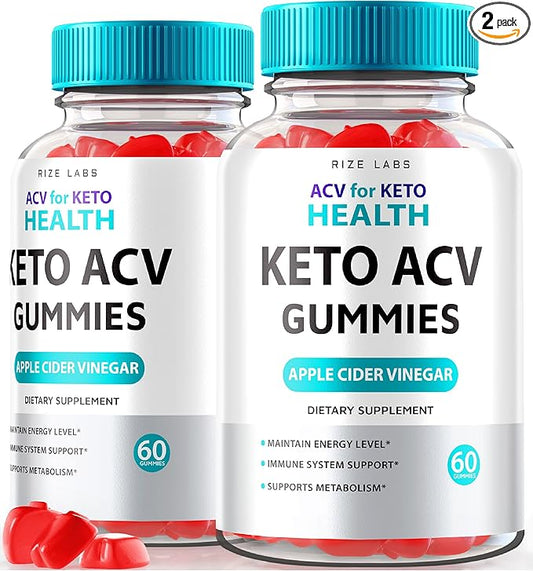 ACV for Keto Health Gummies - 750mg Advanced Weight Loss with Apple Cider Vinegar ACV Supplement for Belly Fat (120 Gummies)