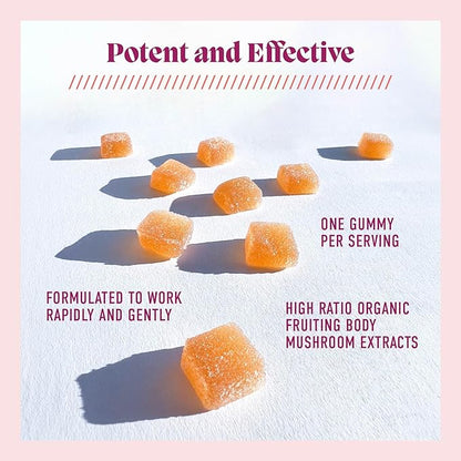 Concentrate Gummies – Focus, Memory, Brain Health & Mood Support Supplement – Vegan, Non-GMO, Gluten-Free - Lemon Flavor (30 Servings)