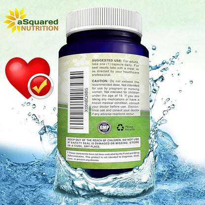 aSquared Nutrition CoQ10 (400mg Max Strength, 200 Capsules) - High Absorption Vegan Coenzyme Q10 Powder - Ubiquinone Supplement Pills, Extra Antioxidant CO Q-10 Enzyme Vitamin Tablets, Coq 10 400 mg