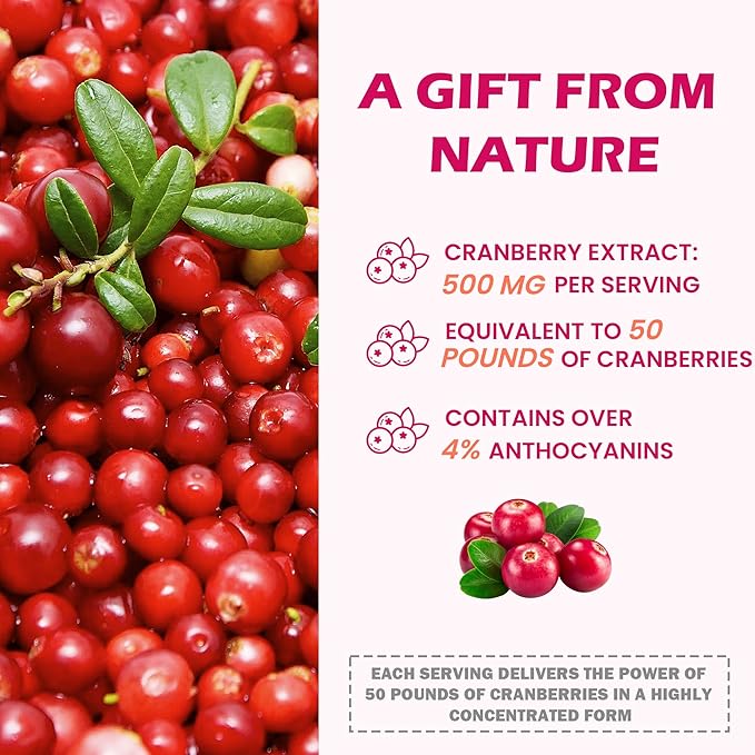 23-in-1 Kidney Cleanse Detox & Repair with 50:1 Cranberry Extract | Botanical Formula for Urinary Tract Wellness | 60 Capsules