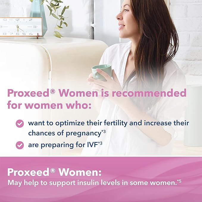 Proxeed® Women Fertility Supplement | Contains Folic Acid & Other Essential Vitamins & Nutrients | Supports Healthy Conception, Ovulation, Fertilization, & Egg Quality* | 30 Packets (30-Day Supply)