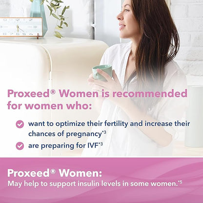 Proxeed® Women Fertility Supplement | Contains Folic Acid & Other Essential Vitamins & Nutrients | Supports Healthy Conception, Ovulation, Fertilization, & Egg Quality* | 30 Packets (30-Day Supply)