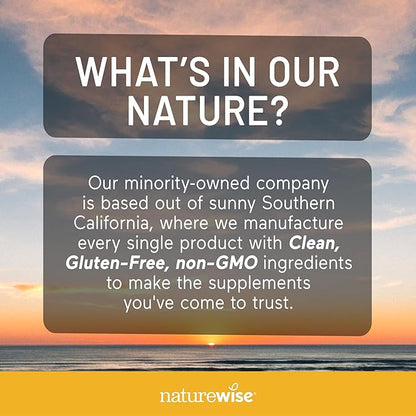 NatureWise Vitamin D3 10,000IU (250 mcg) 30-Day Supply - High Potency for Healthy Immune Support & Muscle Function, Non-GMO, Gluten-Free in Organic Extra Virgin Olive Oil, (Mini Softgel), 30 Count