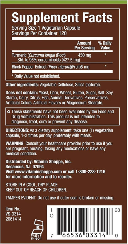 plnt Turmeric - with Natural, Non-GMO Indian Turmeric Root, Supports Joint Mobility, Cellular Health Support & Provides Antioxidant Benefits (120 Vegetarian Capsules)