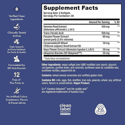 HUM Mighty Night - Nighttime Supplement for Skin + CoQ10 & Ferulic Acid to Promote Skin Cell Turnover - Overnight Beauty Vitamins for Women (60-Count)