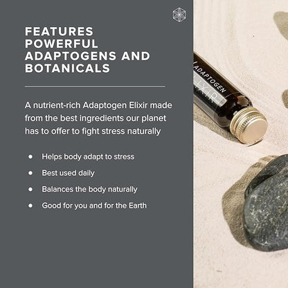 Isagenix Adaptogen Elixir - Liquid Supplement for Health Support - Focus & Sleep Support Supplement - Unique Botanical Blend to Support a Healthy Immune System - 1.59 Oz Bottles (10 Count)