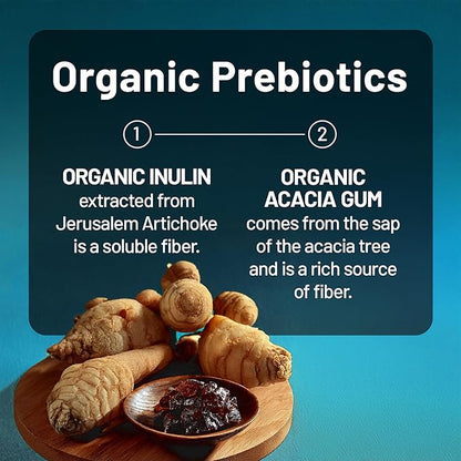 NatureWise Probiotics 70 Billion CFU - 17 Strains + Organic Prebiotics - Immune, Digestive & Gut Health Support for Women & Men - Vegetarian, Gluten-Free, Non-GMO - 60 Capsules[2-Month Supply]
