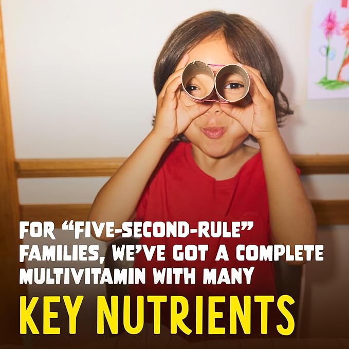 Flintstones Multivitamins for Kids, Sugar Free Kids Multivitamin Gummies, with Vitamins A, C, E, B6 & B12, Raspberry Flavored Gummy Vitamins, 60 Count