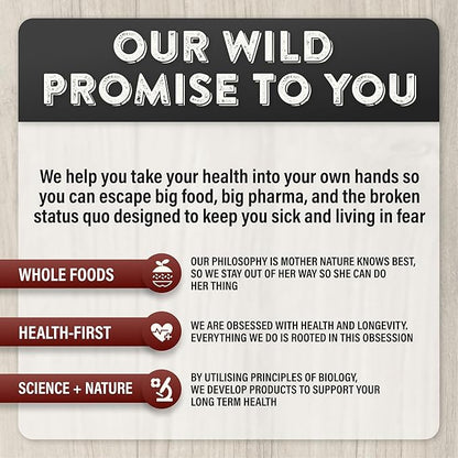 Wild Foods Grass-Fed Beef Tallow Capsules | 3,000mg Per Serving | Pure Ancestral Nutrition for Skin, Hormones, and Energy | Keto, Paleo & Carnivore Diet Approved | 90-Day Supply