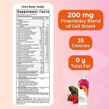 Youngevity Ultra Body Toddy™ - 100+ Nutrient Mega Multi-Vitamin Mineral Supplement for Men and Women - Enhanced Absorption - Phytonutrients - Amino Acids (32 Fl Oz, Pack of 2)