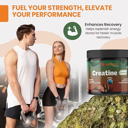 Pure Creatine Made with Creapure® – Creatine Monohydrate Powder for Muscle Growth, Strength & Performance – Supplement for Men & Women – Non-GMO, Sugar Free, Additive Free - Flavored 250g