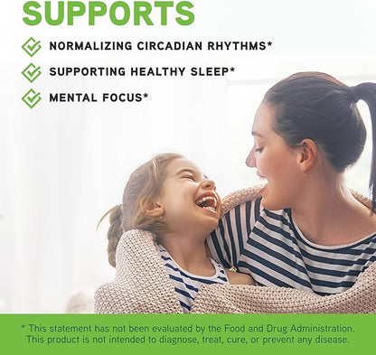 DAVINCI Labs Sleep Tight - Kids Melatonin Supplement to Support Restful Sleep and Focus* - with 3mg Melatonin - Citrus Flavor - 30ml, 75 Servings