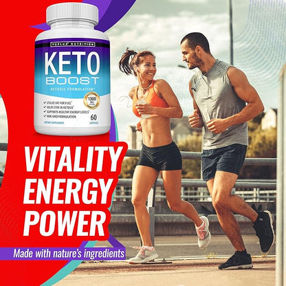 Keto Boost Diet Pills Ketosis Supplement - Natural Exogenous Keto Formula Support Energy & Focus, Advanced Ketones for Ketogenic Diet, Keto Diet Pills, for Men Women
