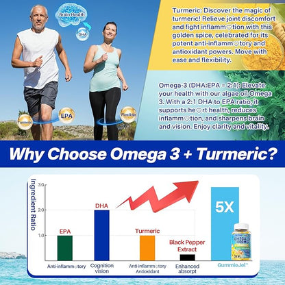 Vegan Omega-3 Gummies + Iron Bisglycinate 26mg