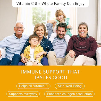 Umeken C-Balance Chewable Vitamin C Supplements, High Potency for Adults & Kids, with Citric Acid and Gamma-linolenic Acid, Vitamin C Chewables, 7.1 Ounce, 200g, 4.5 Months Supply, Pack of 6