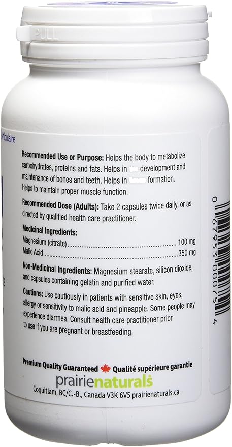 Mag Force Magnesium & Malic Acid Capsules, 90 Count