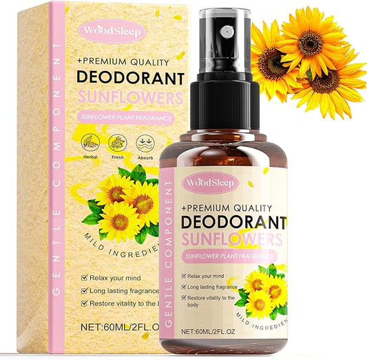 Magnesium Oil Spray, 100% Pure Organic Magnesium Oil for Feet, Fast Absorbing for Muscle Relaxation & Sleep Aid, Natural Spray for Sleep and Anxiety, Non-Greasy 2 Fl Oz (Sunflower Scent)