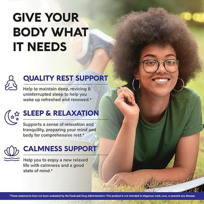 Apigenin 100mg - Apigenin Supplement for Sleep Support with L-Theanine & Magnesium - Sleep, Stress Relief & Relaxation Support for Adults - Naturally Derived from Chamomile - 120 Vegan Capsules