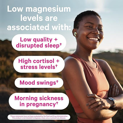 Pink Stork Magnesium Spray Mist - for Calm, Stress, and Sleep, Seasickness Support, Pregnancy Must Haves, 200 mg per 6 Sprays, Pure Magnesium Chloride Body Spray, 4 oz, Unscented