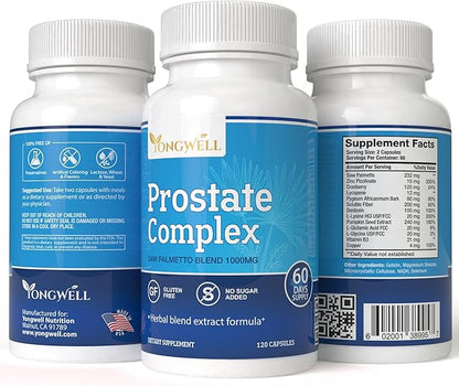 Prostate Complex, Saw Palmetto Blend 1000mg (120 Capsules)