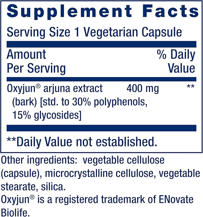 Life Extension Cardio Peak, Cardiovascular Supplement, Heart Health, arjuna, 1-Daily, Gluten Free, Non-GMO, Vegetarian, 30 Capsules