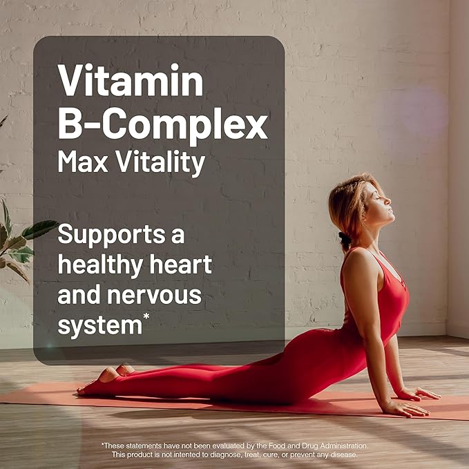 NatureWise Vitamin B Complex for Women and Men - with Folic Acid Biotin B1 B2 B3 B6 B12 - Support Cellular Energy & Mental Clarity - Gluten & Dairy Free, Non-GMO - 150 Softgels[5-Month Supply]