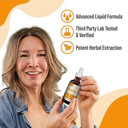 Rejuvica Health Active Rhodiola + Active Ashwagandha - Support Energy + Stress - Liquid Delivery for Better Absorption - Rhodiola Root & Ashwagandha Root