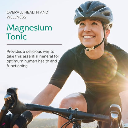 Vitanica Magnesium Tonic, Liquid Magnesium Bisglycinate Chelate 300 mg with Vitamin B6, Dr Formulated Supplement, Orange Flavor, Vegan, Gluten Free and Non-GMO,16 fl oz