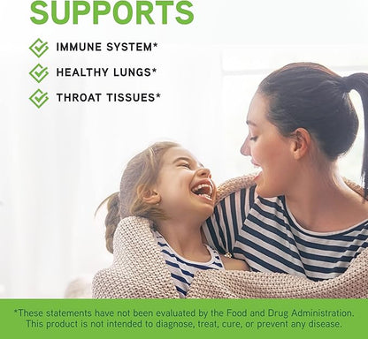 DAVINCI Labs Zinc Lozenge + Elderberry - Supplement to Support Immune System, Healthy Lungs & Throat Tissues* - with Vitamin D3, Zinc, Elderberry & More - Lemon Flavor - 60 Lozenges