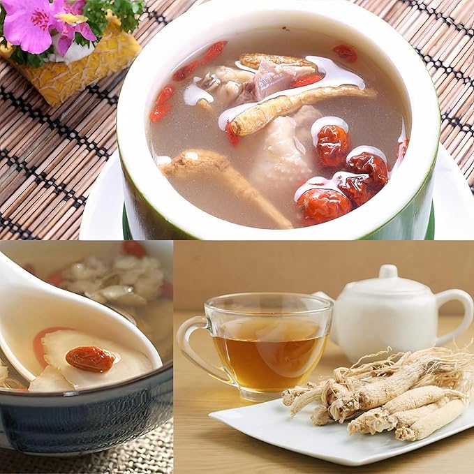 4 Boxes of American Wisconsin Ginseng - Small Long Root - Premium Quality Panax Ginseng. Boosts Body Immunity, Energy for Men & Women (16oz)