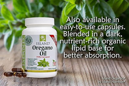 Oregano Oil Organic Liquid Drops - 100% Pure & Undiluted - USDA-Certified Organic (1 oz) 75% Carvacrol - Grown in Spain - Immune Support Supplement with Oil of Oregano.