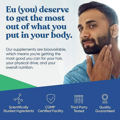 Next Gen Multi for Him Advanced Men’s Multivitamin Supplement – 26-in-1 Multiblend for Beard & Hair Growth, Men’s Reproductive Health, Metabolism, Heart, Skin, Prostate Support, More – 60 Veg Capsules