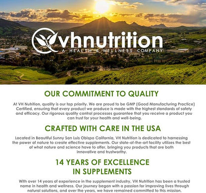 VH Nutrition CORTIBOL | Cortisol Manager* Supplement | Maximum Strength Adrenal Support* for Men and Women | Rhodiola, Cordyceps, and Eleuthero | 60 Capsules