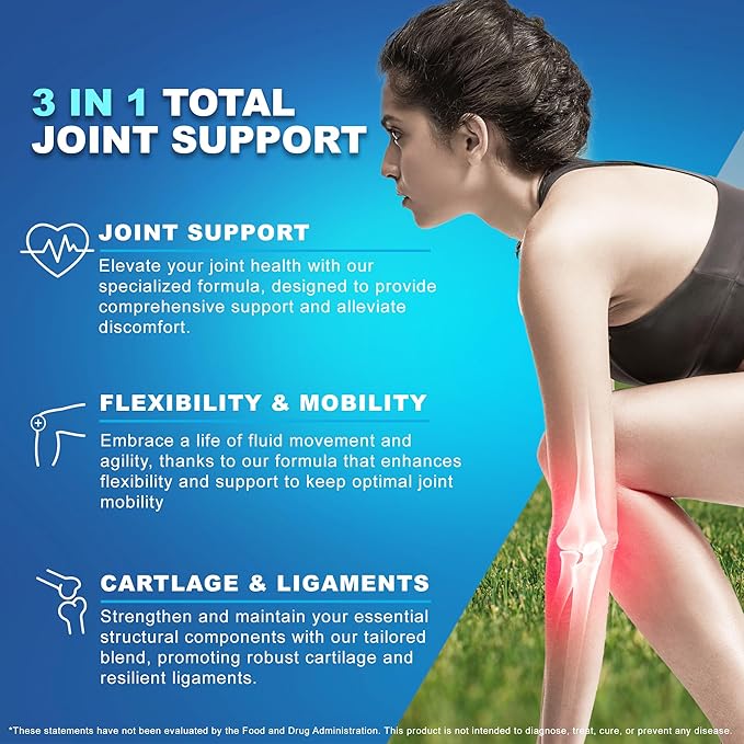 Cetyl Myristoleate - Omega 5 Fatty Acid - Ultra Support for Relief from Joint Discomfort and Stiffness - Also Includes Glucosamine, MSM & Hyaluronic Acid - 80 Capsules