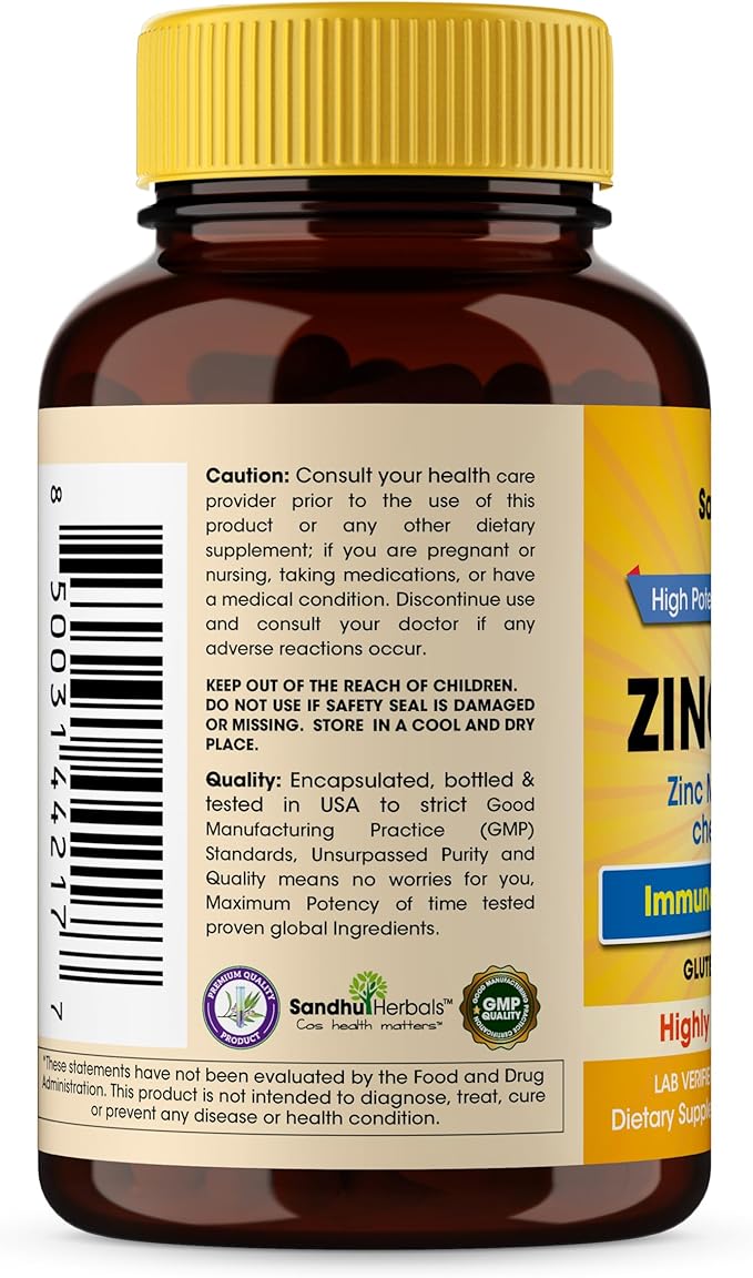 Sandhu Herbals Shilajit, Sea Moss & Zinc 50mg Supplement Combo | Supports Natural Energy, Immune and Cognitive Health