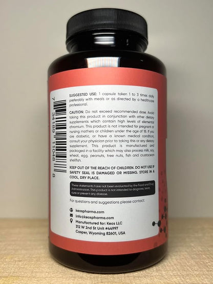 Blood Sugar Complex, 120 Capsules, Up to 4 Months Supply with Magnesium, Cinnamon, Zinc, Vitamin C,E, Biotin and other