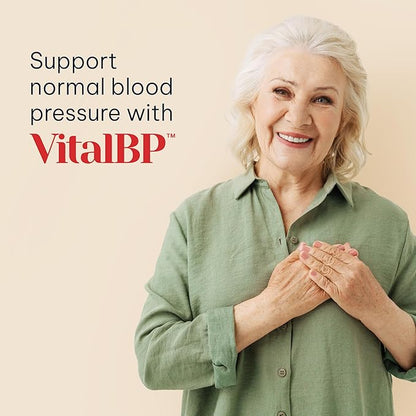 Vital BP - Support for Normal Blood Pressure - Supports Blood Flow & Arteries - with CoQ10, L-Citrulline, and K2 & D3-60 Capsules
