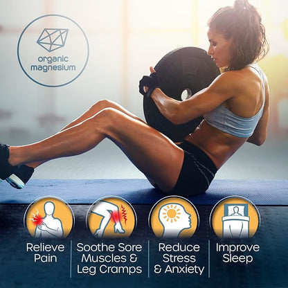 Oil - Spray Bottle NOT Included - 100% Pure Topical Magnesium Chloride for Leg Cramps from Ancient Zechstein Seabed | for Sports, Relaxing & Sleep | Spray Bottle Refill (33,8 fl oz)