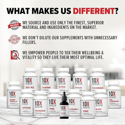 10X Health Amino Blend Tropical Orange - Contains EAA and BCAA Amino Acids Supplement - Essential Amino Acids Powder for Men and Women, Pre and Post-Workout Amino Energy Boost - 30 Servings