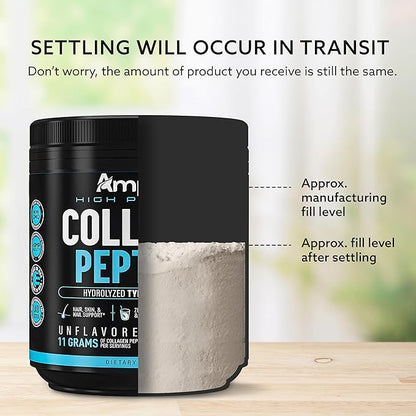 Multi Collagen Peptides Powder - Hydrolyzed Type 1 & 3 for Hair, Skin, Nails & Joints - Unflavored, Grass-Fed, Keto & Paleo Friendly for Women & Men - 41 Servings