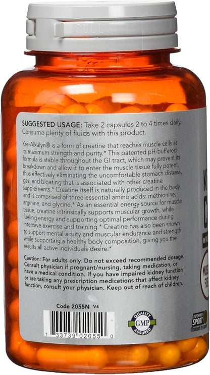 Now Foods Kre-Alkalyn® Creatine - 120 Capsules