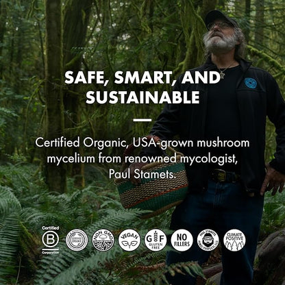 Host Defense MycoBotanicals Liver* Capsules - Liver Health Supplement with Milk Thistle & Turmeric Root - Mushroom Supplement with Turkey Tail, Reishi & Chaga - 60 Capsules (30 Servings)*