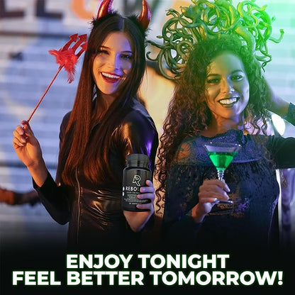 REBOUND Party Support Capsules | Featuring DHM, N-Acetyl Cysteine, and Milk Thistle | Made in The USA | Vegan, Non-GMO, 30 Count