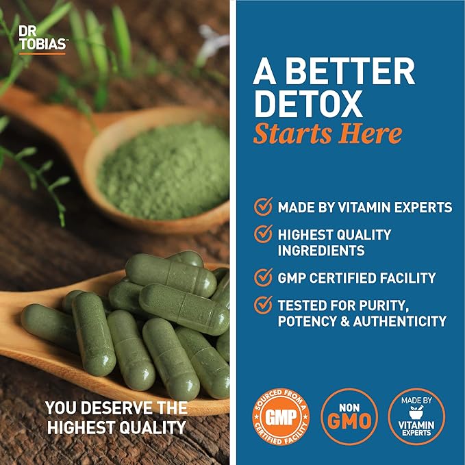 Dr. Tobias Liver 21 Day Cleanse, Herbal Liver Detox Cleanse with Solarplast, Artichoke, Milk Thistle & Dandelion Extract, 63 Vegetable Capsules (3 Daily)