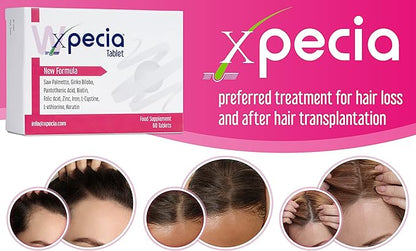 FOR WOMEN ANTI HAIR LOSS & DHT BLOCKER & NEW HAIR GROWTH FORMULA (60 Tablets)