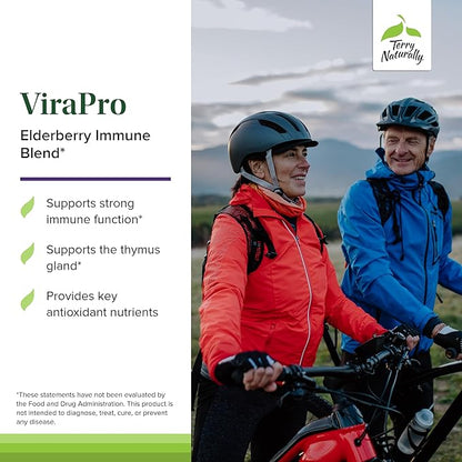 Terry Naturally ViraPro - Supplement with Herbal Blend for Immune Support - Supplement with Elderberry, Zinc & Selenium - Support Immune Response - 60 Tablets