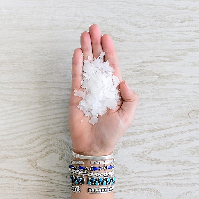 ASUTRA Magnesium Chloride Bath Flakes, 4 lbs - for Relaxing Foot & Body Soaks, Epsom Salt Alternative, Rapid Absorption