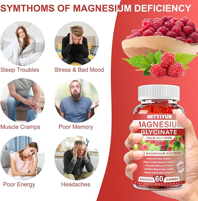 Magnesium Glycinate Gummies 600mg, High Absorption Magnesium Supplement for Adults,Include 200mg Magnesium L-Threonate, Magnesium Support Sleep Quality, Relaxation, Stress Relief Pack of 1