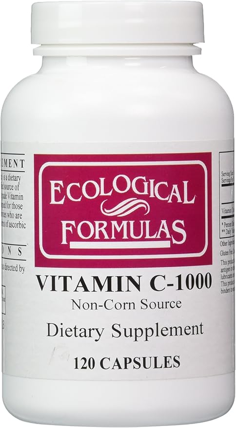 Cardiovascular Research Vitamin C-1000 Capsules, 120 Count